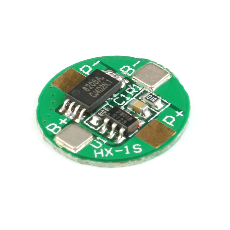 10pcs 3.7V 1S 2.5A 18650 li-ion BMS PCM Battery Protection Board PCB with Overcharge and Over Discharge Protection (3)