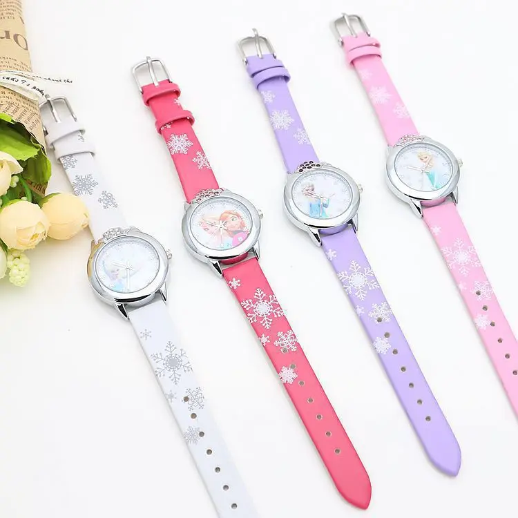 New Cartoon Movie Protagonist Children Watch Child Student Watches Fashion Kids Cute Rubber Leather Quartz Watch for Girl Gift
