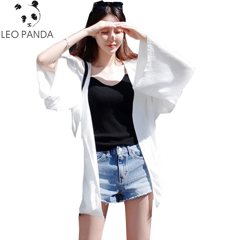 Fashion summer uv jacket Light weight Thin women coat big sun