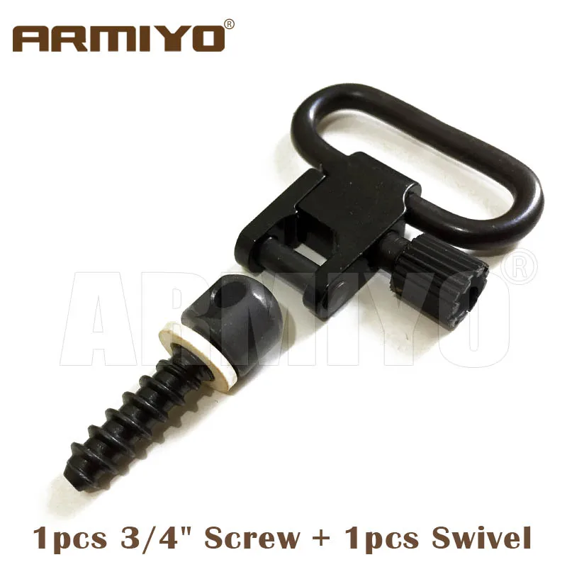Тактический armiyo 1 &quot25 4 мм винтовочный пистолет вертлюги винты по дереву подходят