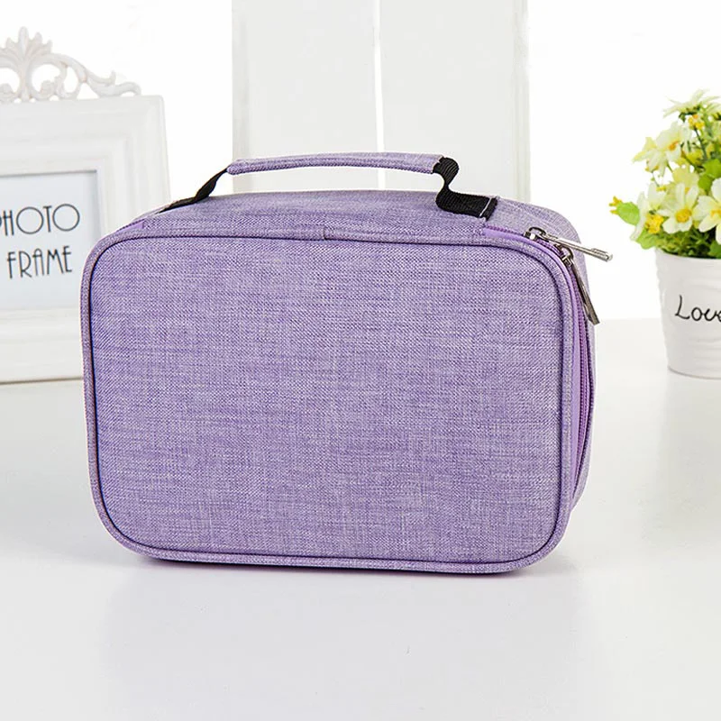 

72 Holders 4 Layers Waterproof School Pencils Case Large Capacity Colored Pencil Bag For Student Gift Art Supplies