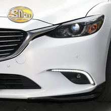 SNCN LED Daytime Running Light For Mazda 6 2016 2017 Car Accessories Waterproof ABS 12V DRL