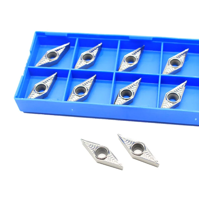 

VBGT160404 AK H01 VBGT 160404 Aluminum cutter blade Insert Cutting Tool turning tool CNC Tools AL +TIN Alloy wood