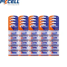 100 шт/20 карт PKCELL 23A 12 v Батарея щелочной Батарея 23AE A23 E23A MN21 LRV08 V23GA L1028 сухие батареи 12 V сигнализации-пульт дистанционного управления
