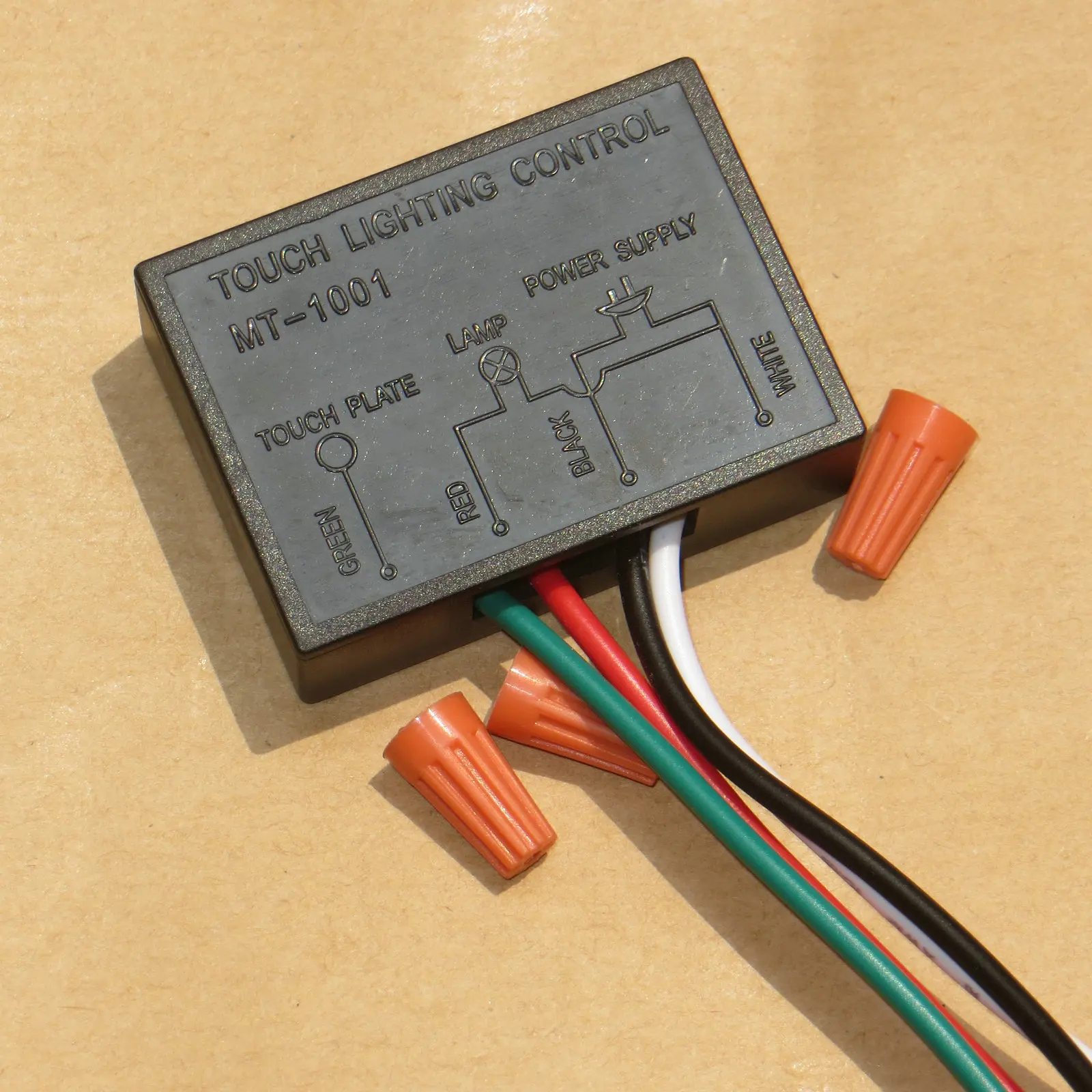 Us 5 63 6 Off 1pc Touch Lighting Control Mt 1001 100v 120v 150w 60hz Dimmer Halogen Tungsten Led Light W Wire Nuts Switches Aliexpress