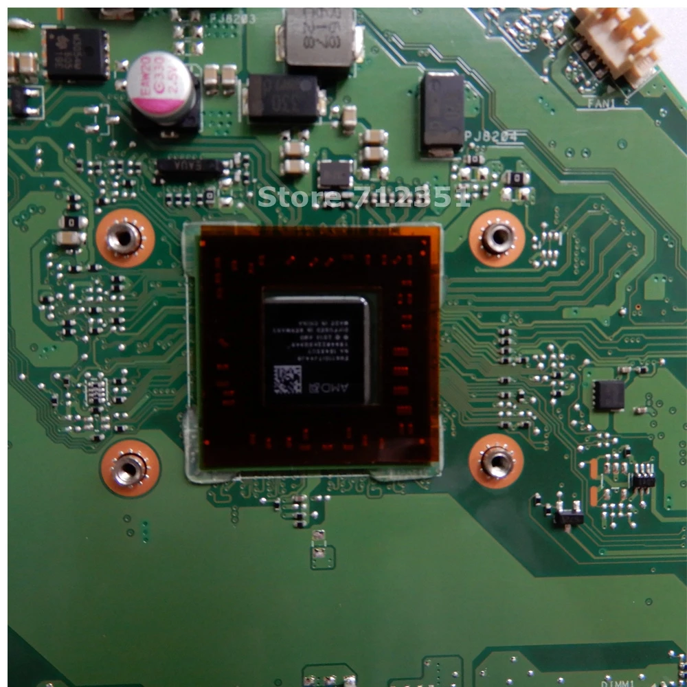  X550WE E2-6110 CPU 4GB RAM Mainboard REV 2.0 For Asus X550WA X550WE X550W D552W Laptop Motherboard 