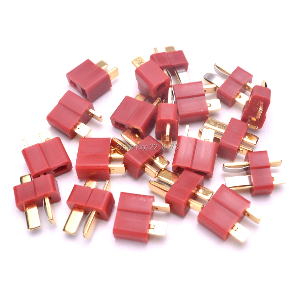 

T Plug Male & Female Connectors Deans Style For RC LiPo Battery Quadcopter 10 Pairs / 20pairs