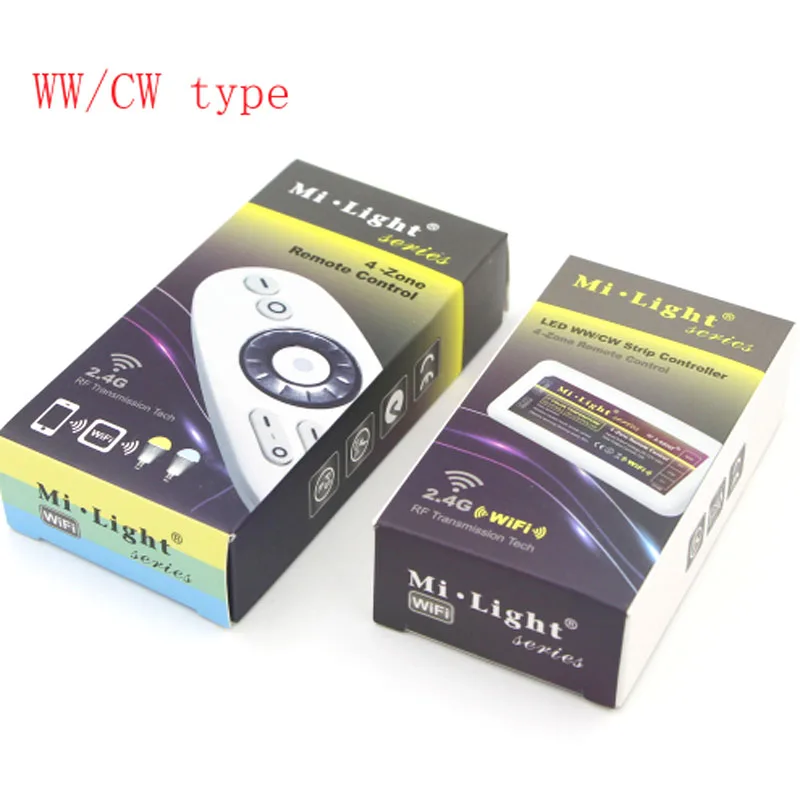 Mi Light 1 X сенсорный экран 4 зоны RGBW Пульт дистанционного управления + 4X1 4G 2 RF