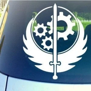 

Car stickers Fallout Brotherhood Of Steel 6" Vinyl Decal Sticker Video Games PS3 PC Awesome Cool Fun Gamer Pride