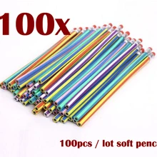 100 шт., 50 шт., 10 шт., мягкие гибкие гнущиеся карандаши, волшебная лента, детский школьный Забавный мягкий карандаш, Канцтовары для учащихся, карандаш