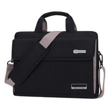 13.3 “14.1” 15.4 “15.6” de Gran Capacidad negro bolsa de Mensajero Portátil Bolsa de Ordenador portátil de Hombro Bolso de la Manija para aire de macbook pro retina