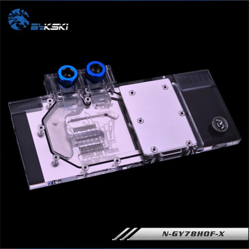 Block(12V 4Pin AURA) Bykski полный охват GPU водяной блок для VGA Galaxy GTX780TI GTX780 HOF видеокарта N-GY78HOF-X - Цвет лезвия: Block(12V 4Pin AURA)