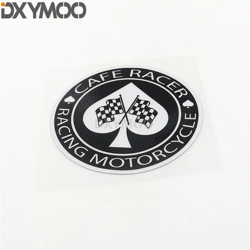 

Car Styling Vinyl Decal Motorcycle Bike Helmet Decorate Creative Retro Sticker Decal for Poker Cafe Racer