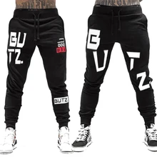 Спортивные штаны для бега, хлопковые мужские штаны для бега с принтом, эластичные дышащие спортивные штаны, спортивные брюки для фитнеса, тренировочные брюки для бега