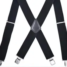 Мужской 4 клип-ремень 5 см Расширенный ремешок 14 цветов на выбор