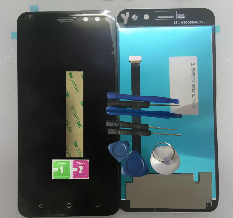 

New For FPC-T50PRSE0A1F LCD Display With Touch Screen Digitizer Replacement With Tools+3M Sticker