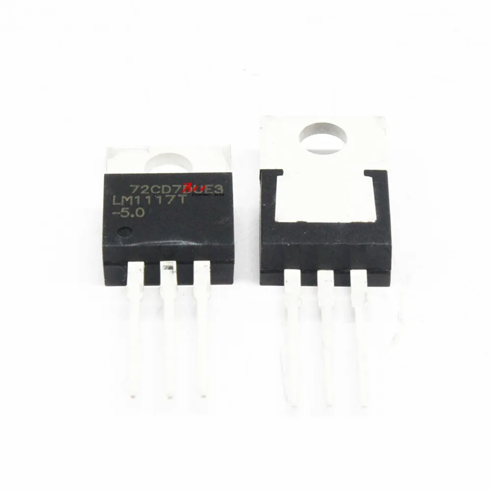 10PCS LM1117T 5.0 LM1117 5.0 LM1117T 5V LM1117 TO 220-in Integrated ...