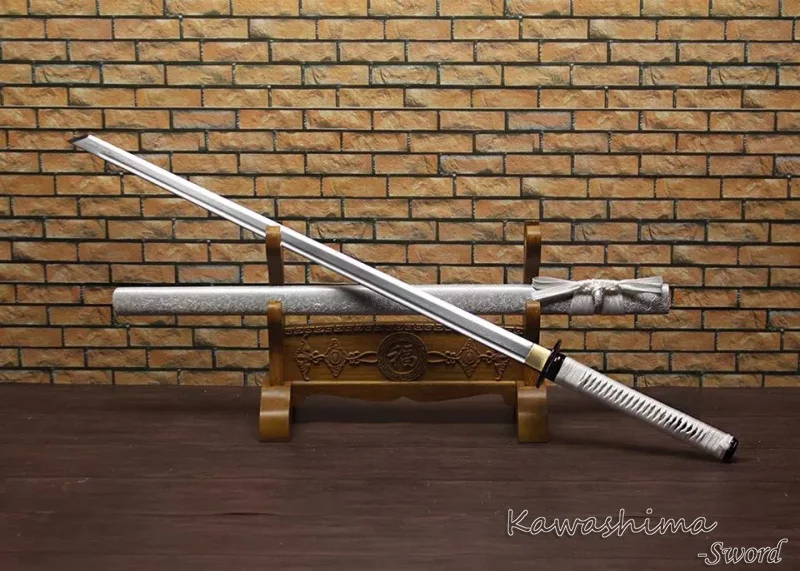 Японский катана Tang Dao Musashi складное стальное прямое лезвие настоящий самурайский