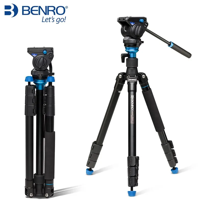  benro tripod A2883FS4/A1883FS2C photographic camera video head monopod hydraulic damping head