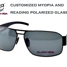 = Близорукие поляризационные = Марка Clara оправа на заказ близорукие минус по рецепту поляризованные солнцезащитные очки-1-1,5-2-2,5-3-3,5-4