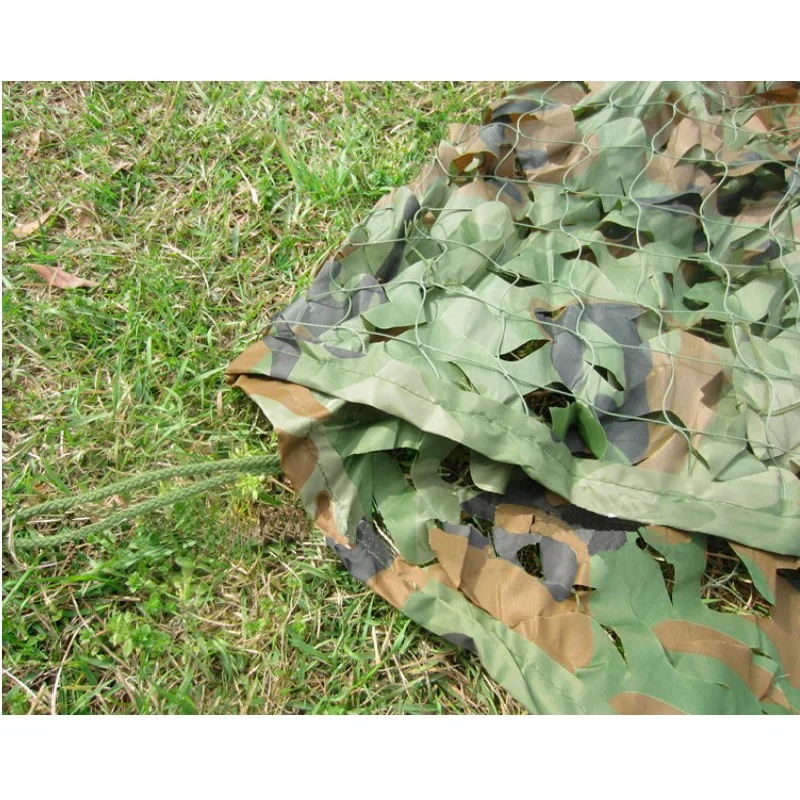 5X10FT Camo Netting Woodlands Leaves Camo Cover Hunting Birthday Party Decoration Netting Military Jungle Camouflage Net 
