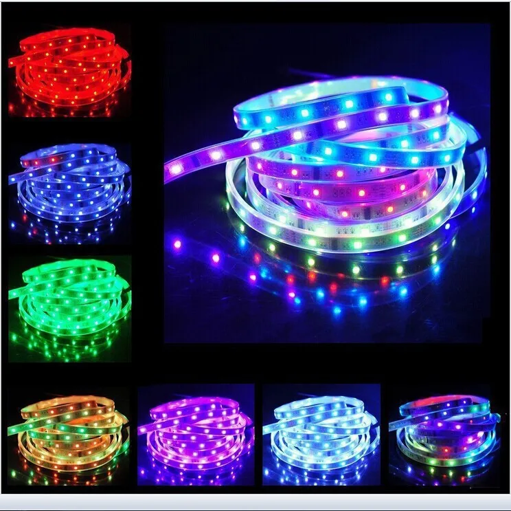 

WS2801 DC5V 32LEDs/M Dream Magic Color LED strip,5050 RGB strip,Waterproof DIY pixel matrix display