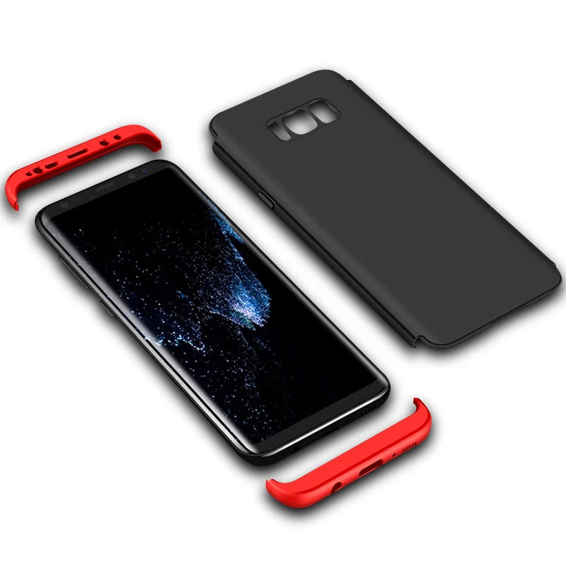 

Phone Case For Samsung Galaxy S8 Case Shockproof Double Dip 360 Full Protection Case For Samsung S8 Plus Case Cover Armor