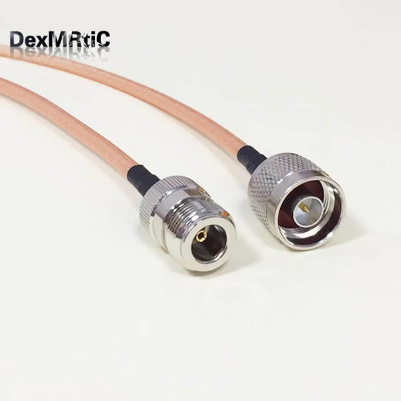 

High quality low-loss N Male Plug Switch N Female Jack RF coaxi cable adapter RG142 50CM/100CM new wholesale price