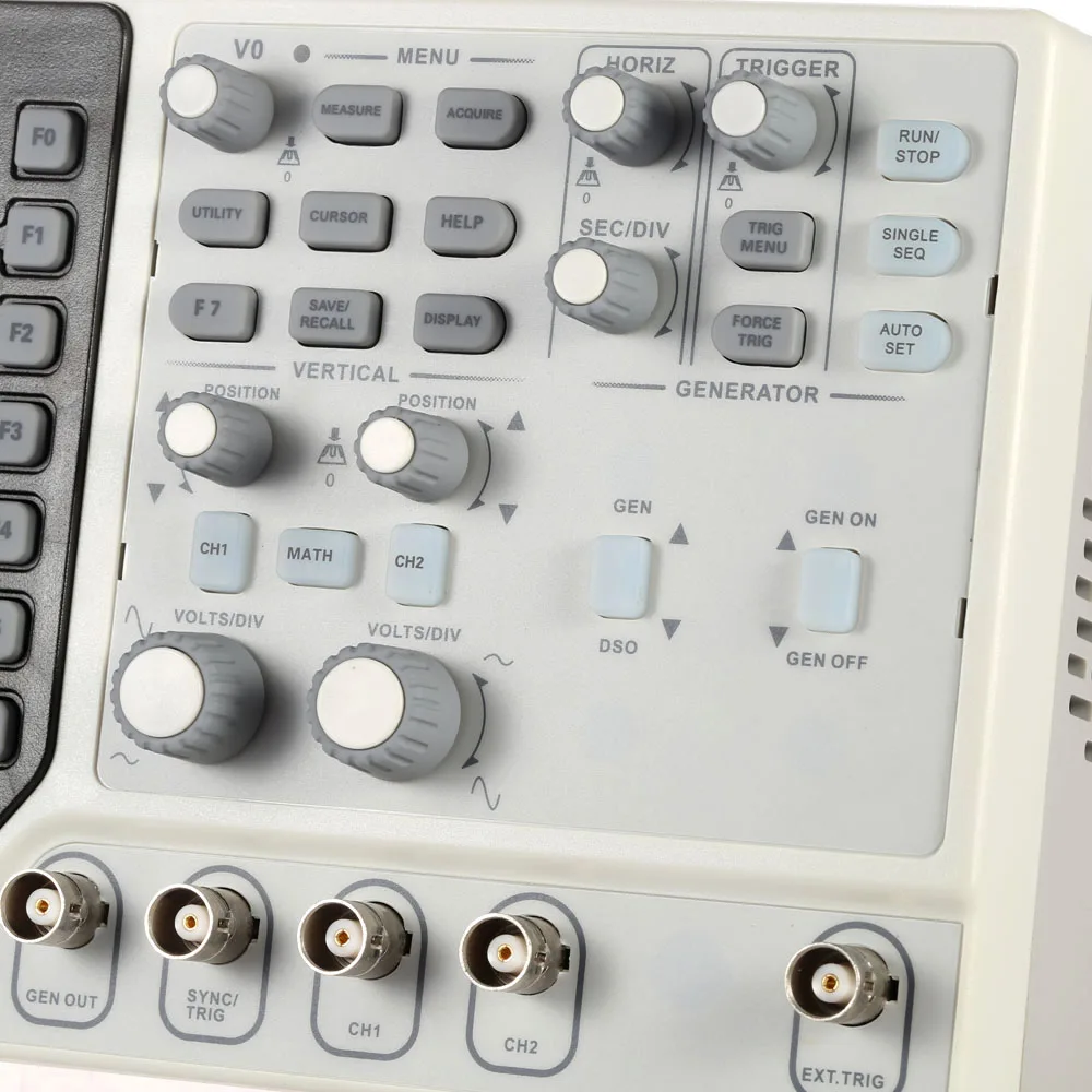 Hantek DSO4102S цифровой мультиметр осциллограф USB 100 МГц 2 канала ЖК-дисплей ручной логический анализатор