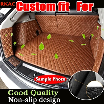 

RKAC Custom fit car full trunk mats for Kia Sorento Optima K5 Forte Rio/K2 Cerato K3 Carens 3D car styling carpet cargo liner