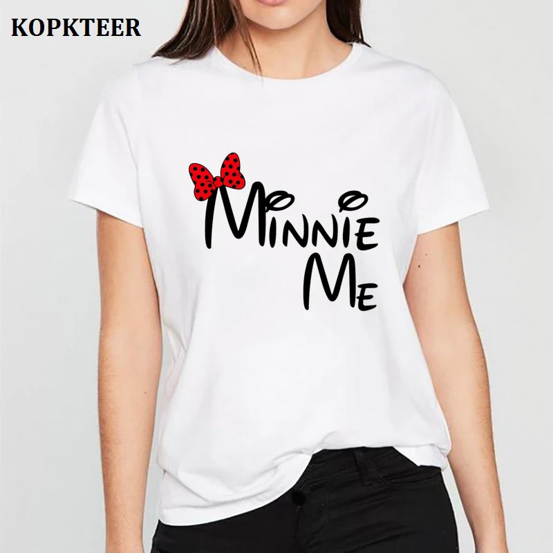 

Camisetas Verano Mujer 2019 Women Harajuku T Shirt Minnie Me Aesthetics Letter Korean Kawaii Tops Streetwear Tee Shirt Femme