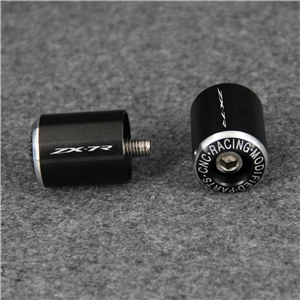 Black Мотоциклетные ботинки в стиле модификации Запчасти для KAWASAKI NINJA ZX7R ZX-7R ZX7R 1996-2003 2000 2001 2002 рукоятки заканчивается наконечники велосипедного руля крышки - Цвет: Black