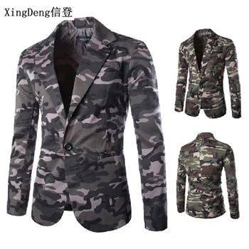 

XingDeng 2018 New Men Fashion Camouflage Jacket Summer Male Thin clothing Hot Selling Wholesale top coat