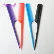 5 шт./партия, Расческа с острым концом радужного цвета для волос, красивый тип, зажим, дизайн, салонные инструменты, Парикмахерская, кератиновая обработка, Стайлинг