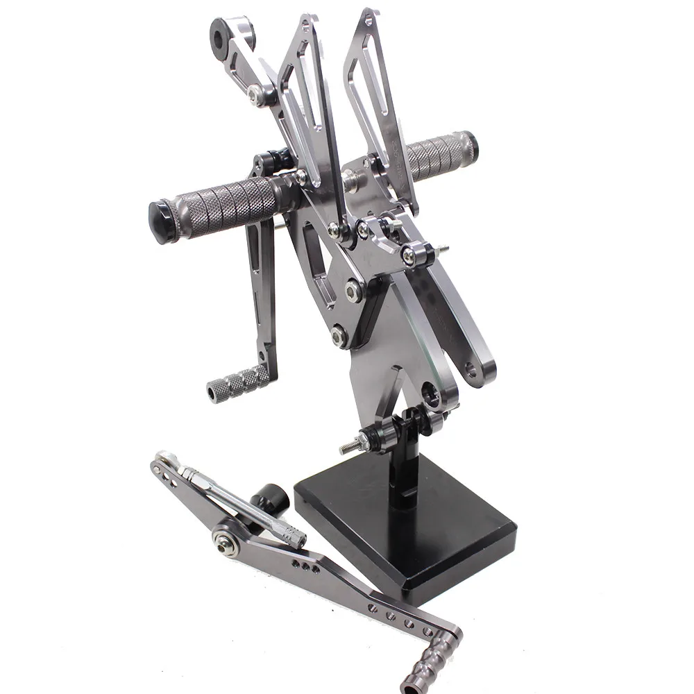 CNC мотоциклетные подножки Rest педали Rearset подножка сзади набор для Yamaha YZF R1 YZFR1 YZF-R1