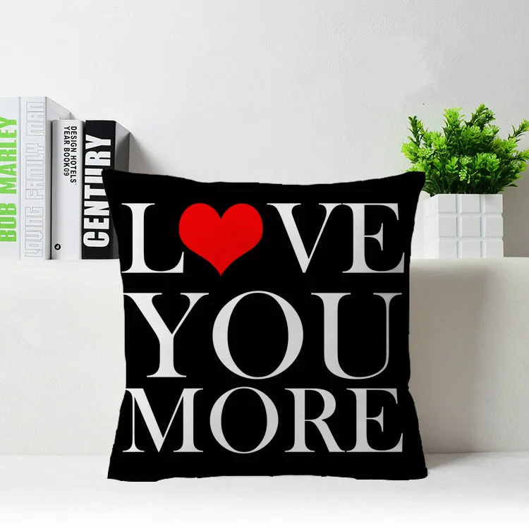 

Personalized Fashionable Black & White love couples lover gift Nice Home Decorative Square Zippered Skull Throw Pillowcases