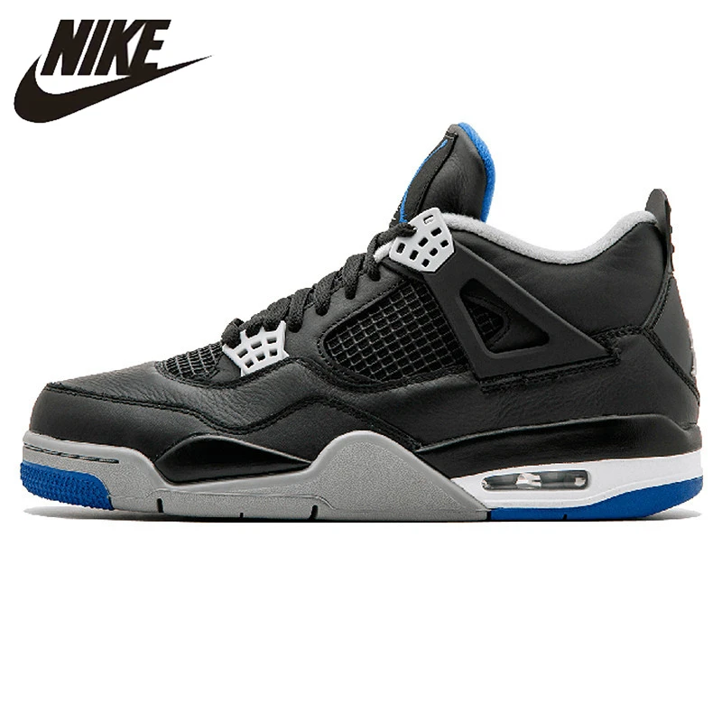NIKE AIR JORDAN 4 PURE MONEY Men's Basketball Shoes,Original Men AJ 4 Outdoor Shock-absorbing Non-slip Sneakers