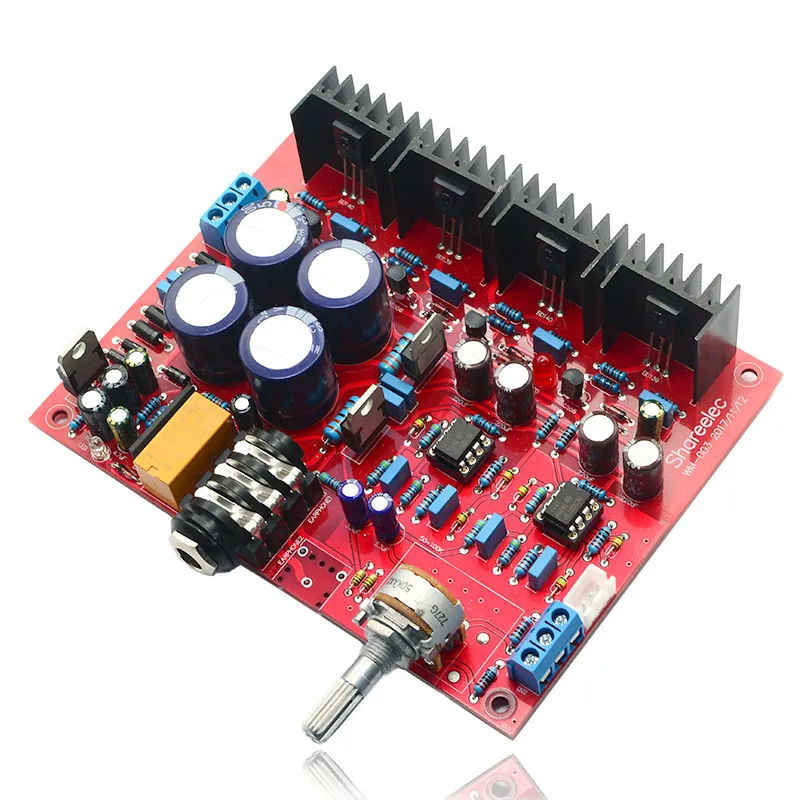 New Headphone Amplifier Base on Beyerdynamic A1 Mc33078 Bd139 Bd140 Architecture with Headphone Protect Potentiometer