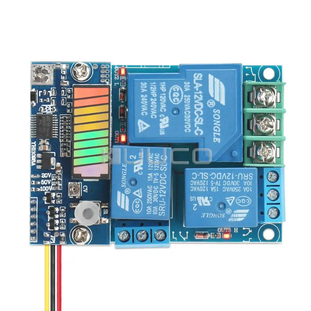 intelligent controller DC 10~90V Charge Controller DC12V 24V 48V Storage Lithium Battery Charger Control Switch Protection Board afbeelding