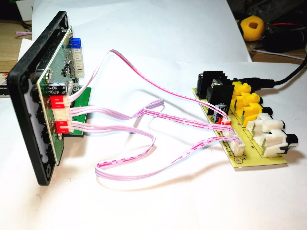 4 2 Bluetooth 5V DC 12V батарея двухсторонний аудио вход запись радио отображение песен APE