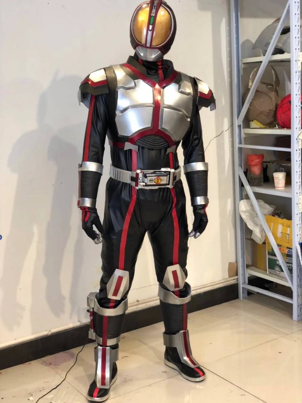 Kamen Rider 555 Faiz Full Body Armor Suit - Tokusatsu Cosplay Wear image 2