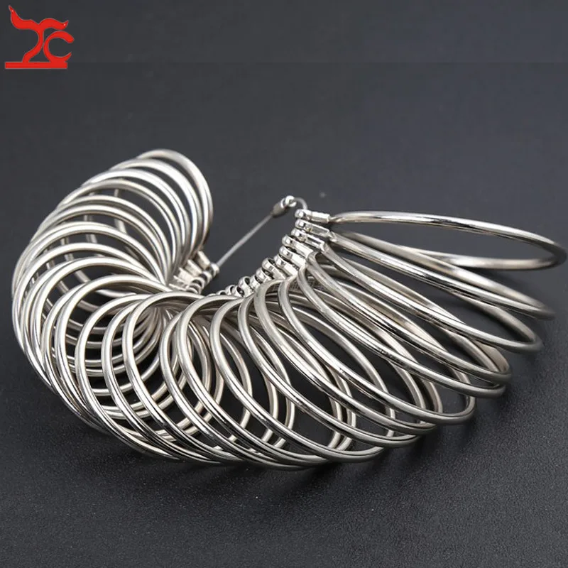 

US Sizes Metal Bangle Measuring Sizer Professional Watch Bracelet Bangle Sizing Gauge Measuring Bracelet Size Measure Tool 1-27