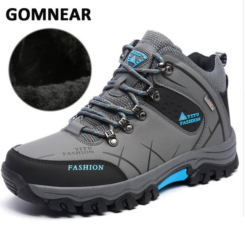 Gomnear Winter Warm Breathable Hiking Boots Mountain Climbing Hiking