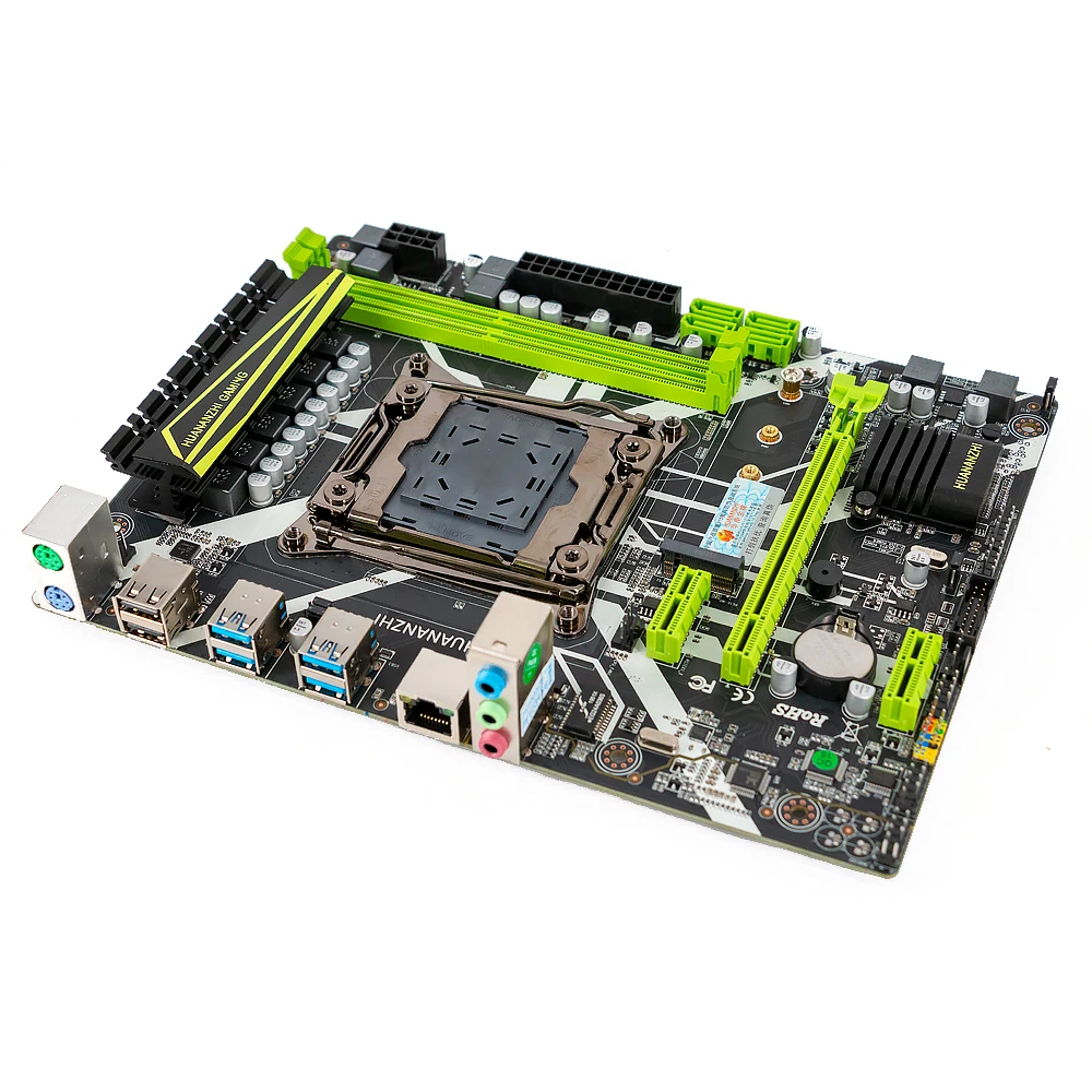 هوانان تشى X99-8M الألعاب اللوحة إنتل X99 LGA 2011-3 جميع سلسلة DDR4 ECC 1866/2133/2400 /2666 MHz 32 GB M.2 NVME USB3.0 ATX