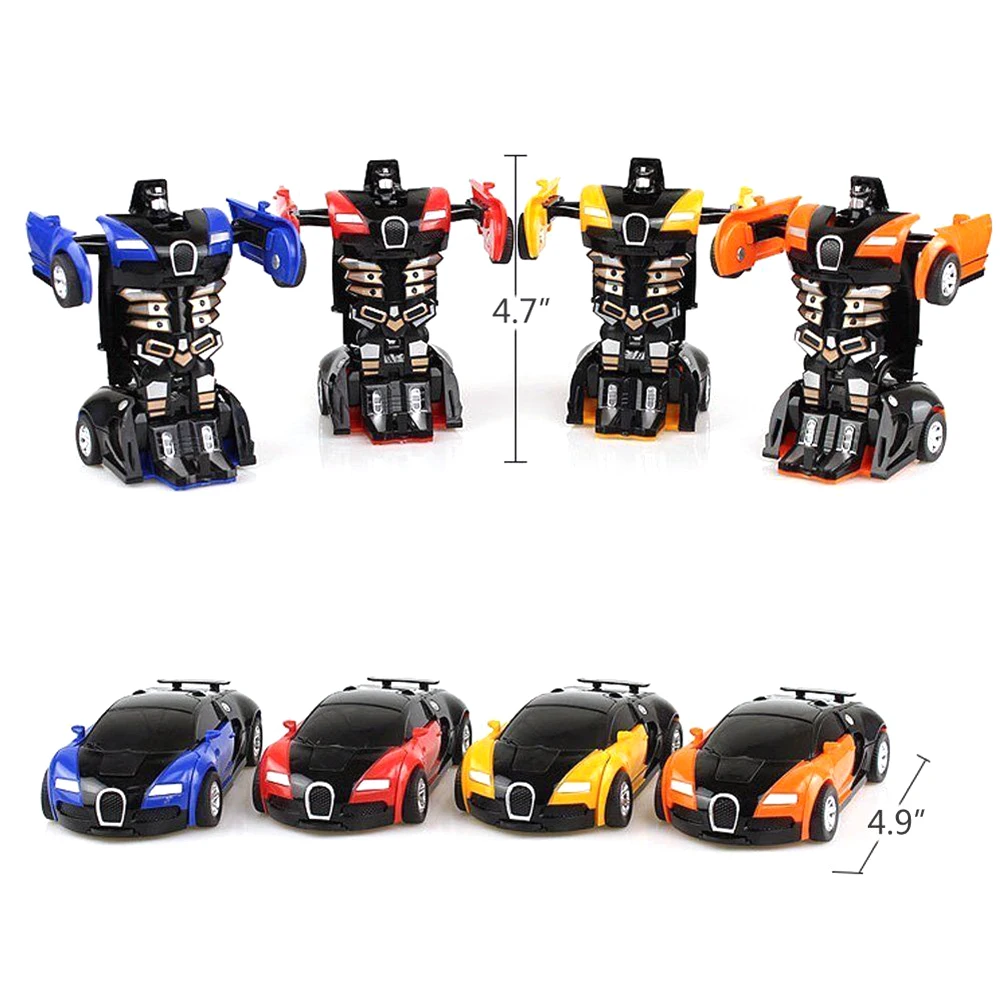 Transformation Model Robot Car Transforming Kids Toy Toddler Auto Robots Cool Toy for Boys Birthday Car Toys For Children