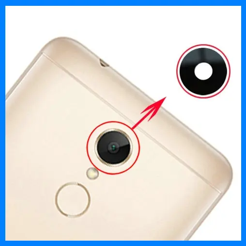 

2pcs/lot XGE New Back Rear Camera lens glass for Xiaomi Redmi note 5A / Redmi 5 & 5 Plus 5Plus with Sticker top quality