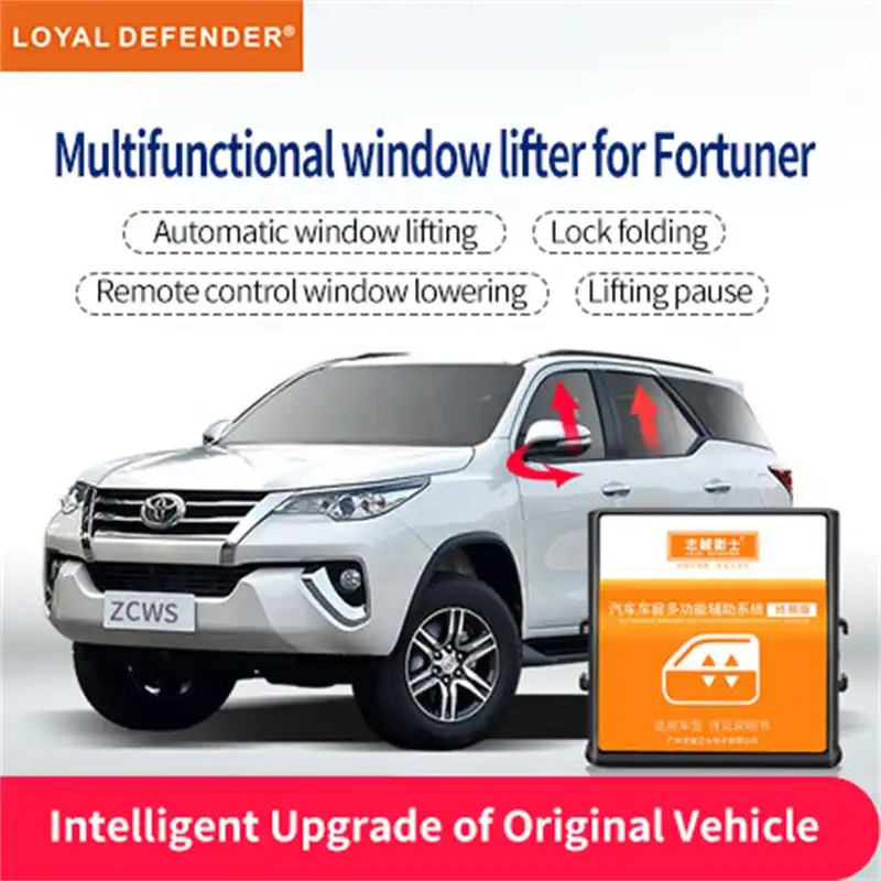 Для Toyota 16-18 Fortuner автомобильный стеклоподъемник автоматический свернутый интерфейс закрытие 4 двери заднего вида складной вторичный Лифт безопасность - изображение