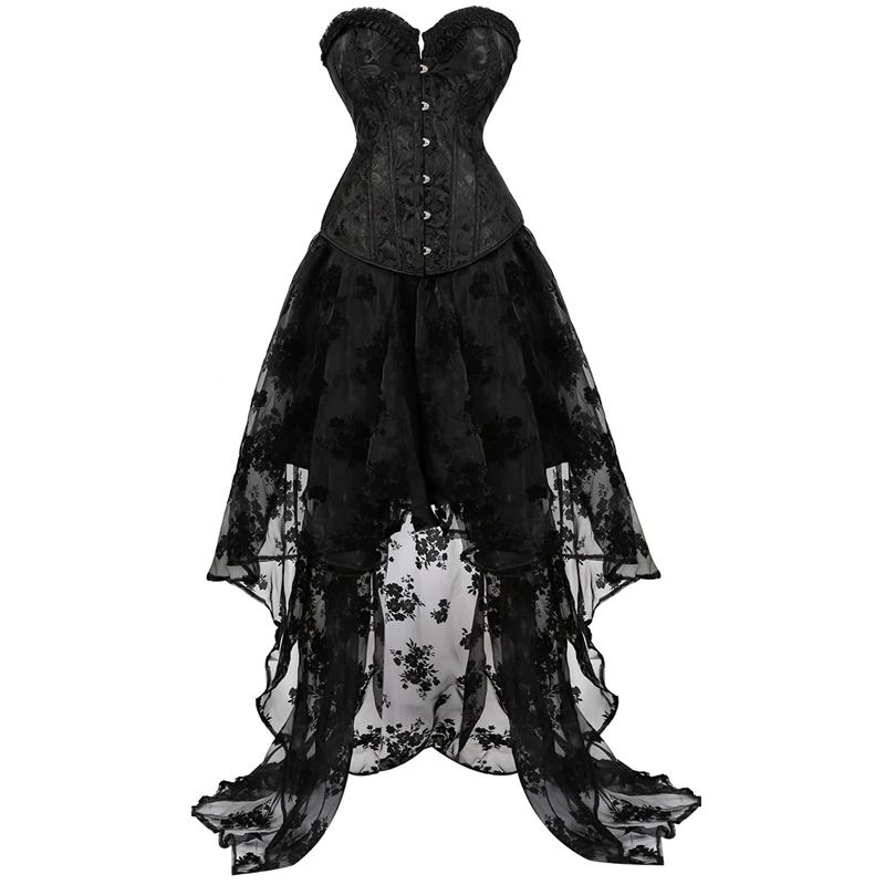 corset skirt long