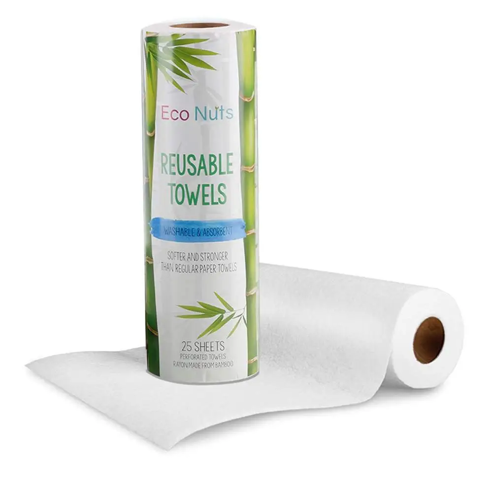 Cleaning Cloths Absorbent Cloth Disposable Towel Kitchen Dish Scouring Pad Bamboo Fiber | Дом и сад