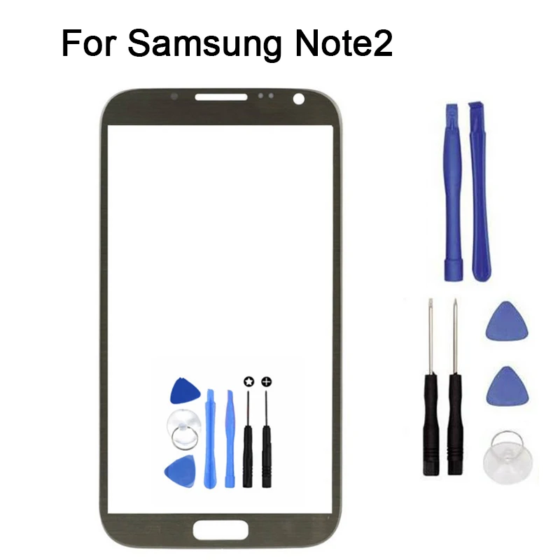 New Replacement LCD Front Touch Screen Panel Outer Glass Lens For Samsung Galaxy Note2 N7100